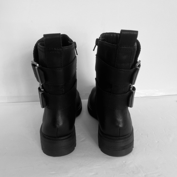Lucky Brand $159 Candre Motorcycle Black Boot Size 11 - Picture 7 of 8